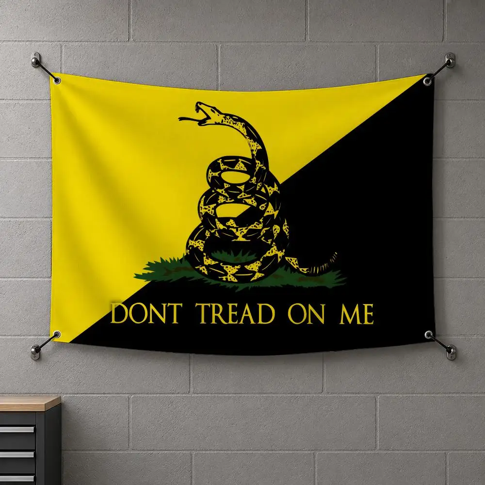 A-Anarcho Capitalism Black Yellow Flags Interior Wall Hanging Background Art Banner Bedroom Home Living Room Outdoor Party Decor
