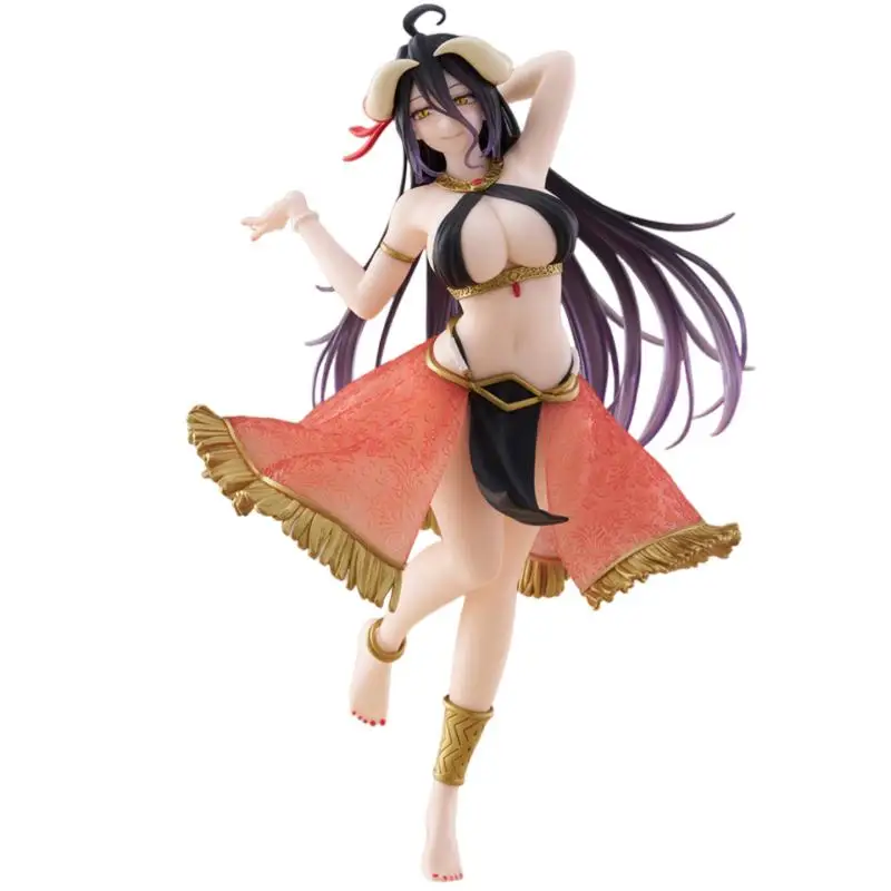 متوفر في المخزون الأصلي تايتو أفرلورد كورفول ألبيدو راقصة الدائمة الموقف جامع سطح المكتب زخرفة أنيمي نموذج لجسم لعبة هدية