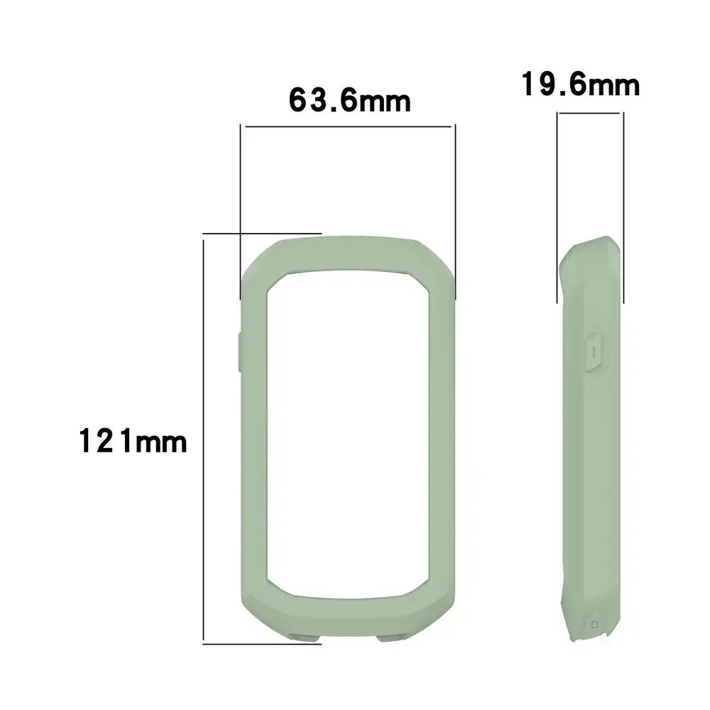 Silicone Case & Hydrogel Film for Garmin Edge 1050 GPS Stopwatch Bumper Screen Protector Cover for Garmin Edge 1050 Accessories