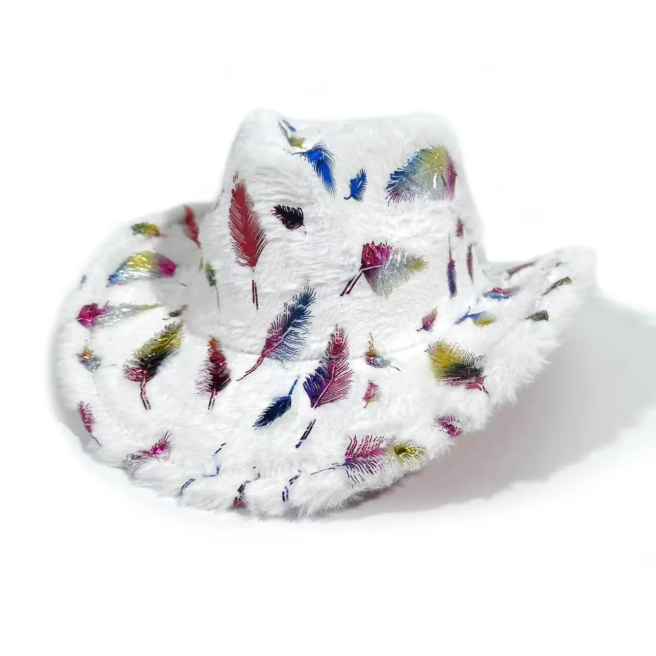 Denim Jazz Hat with Snowflake Solid Color Design for Autumn Winter Fashion Simple Versatile Temperament Christmas Decoration
