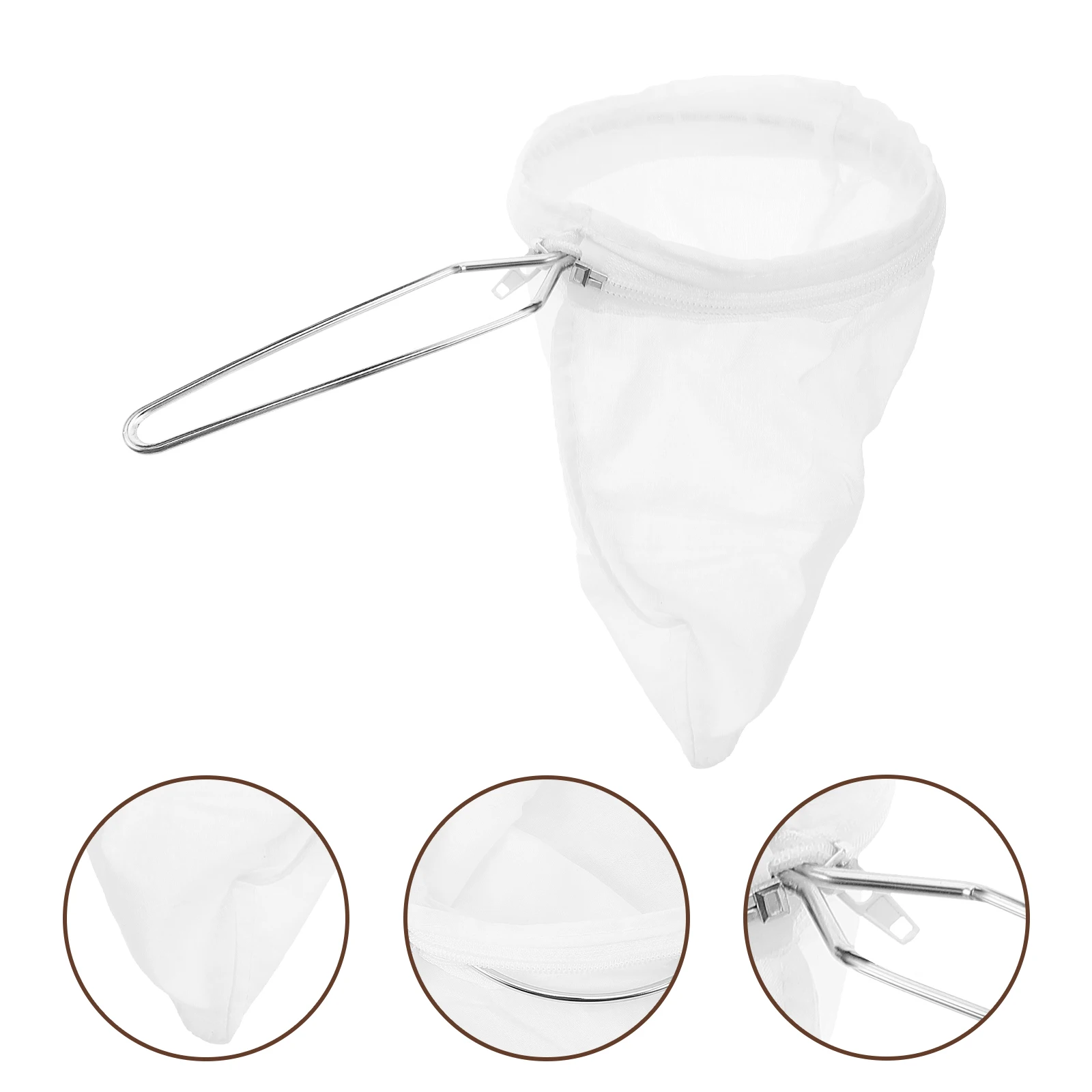 

Reusable Coffee Bag Stainless Steel Strainer Kitchen Tool Reusable Filter Bags Coffee Brewing Tool Fine Mesh Strainer