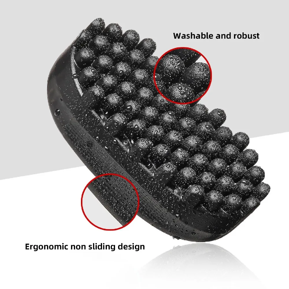 Large Dense Teeth Twist Styler Brush Washable Professional Afro Twist Hair Brush Rubber Professional Grade Twist Curl Comb