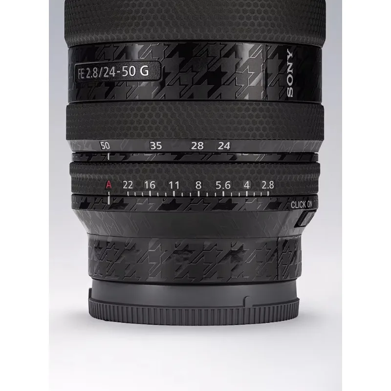 Adesivo personalizzato per Sony FE 24-50mm F2.8 G Decal Skin Obiettivo della fotocamera Pellicola protettiva in vinile avvolgente Cappotto 24-50 2.8 2.8G F2.8G F/2.8