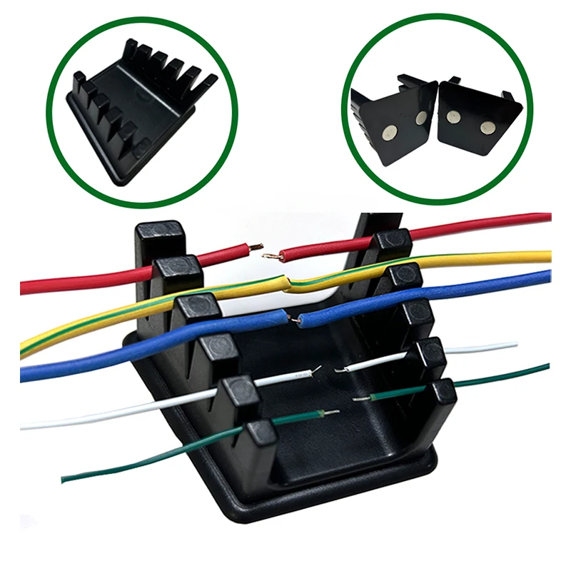 Soldering Wire Clamp Bracket ABS Magnet Fixture Welding Auxiliary Holder for Thick Thin Wire Motherboard Soldering Repair Tools