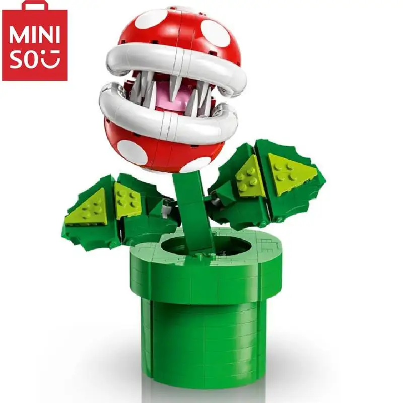 MINISO Disney Swallowing Flower Assembly Interweaving And Splicing High Difficulty DIY Building Block Toys Christmas Gifts