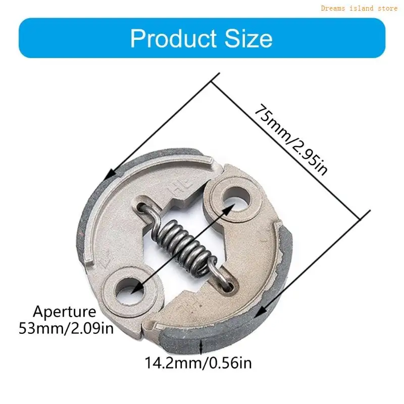 Brush Cutter Clutch Garden Tools Trimmer Clutch for 40-5/139/140/GX35 Lawn Mower Grass Trimmer Replacement Part HX6C