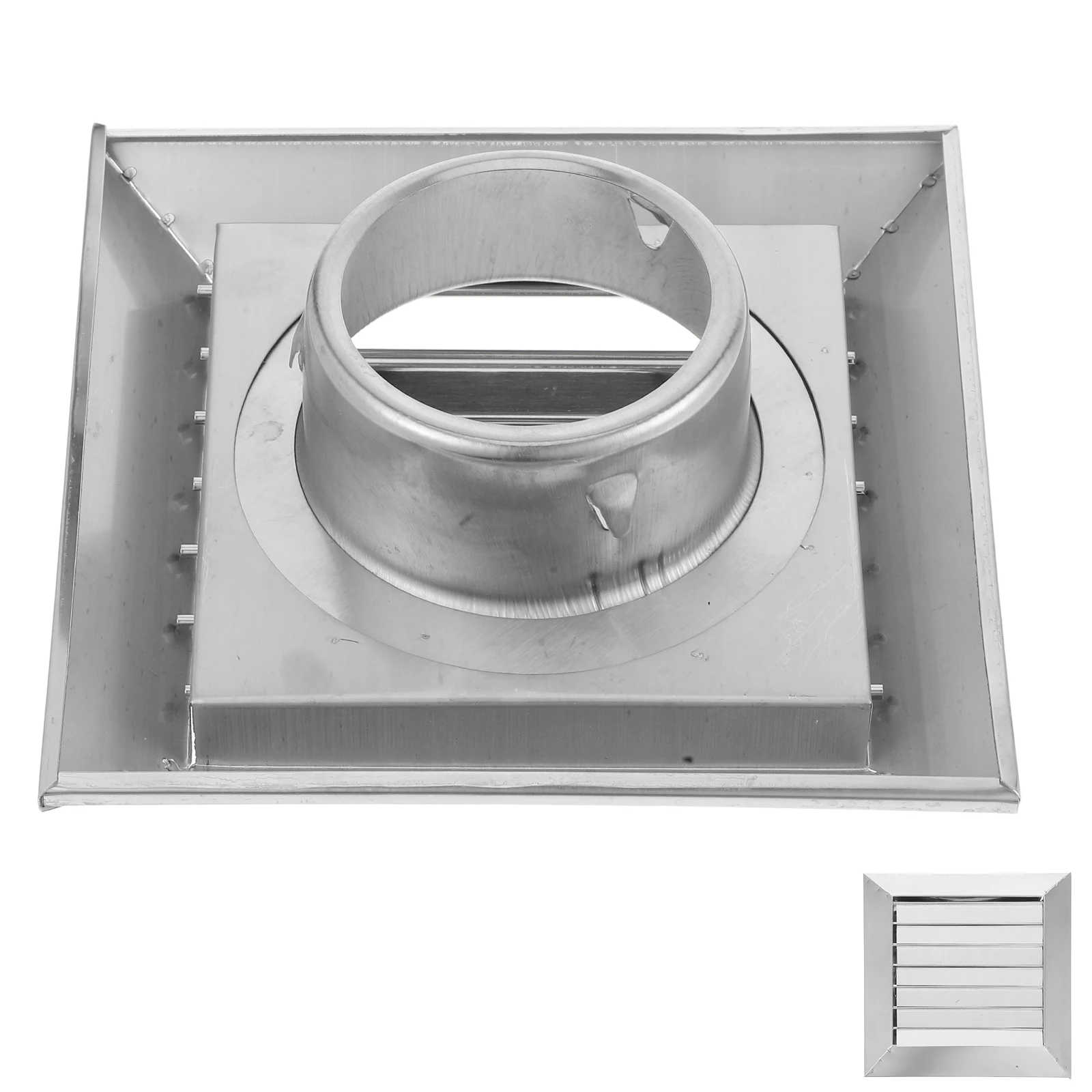 

Решетка из нержавеющей стали 7, 5 см, регулируемая вентиляционная розетка с жалюзи, настенное крепление, непромокаемая, прочная, для кухни, ванной комнаты