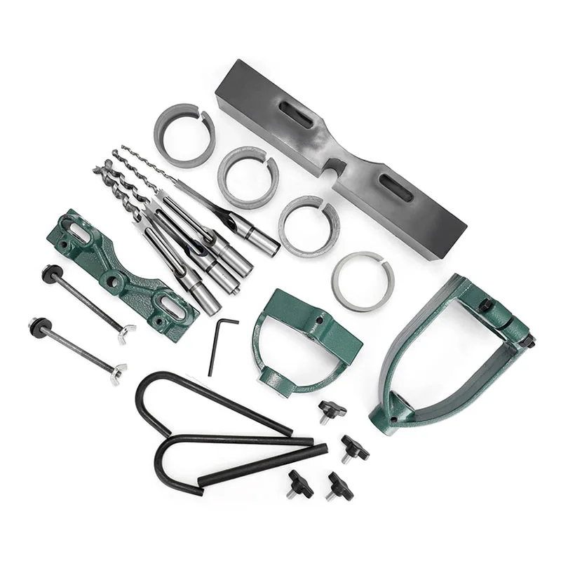 Máquina de halcón multifuncional para carpintería, accesorios de modificación, máquina de apertura pequeña, equipo de perforación de mesa, perforador