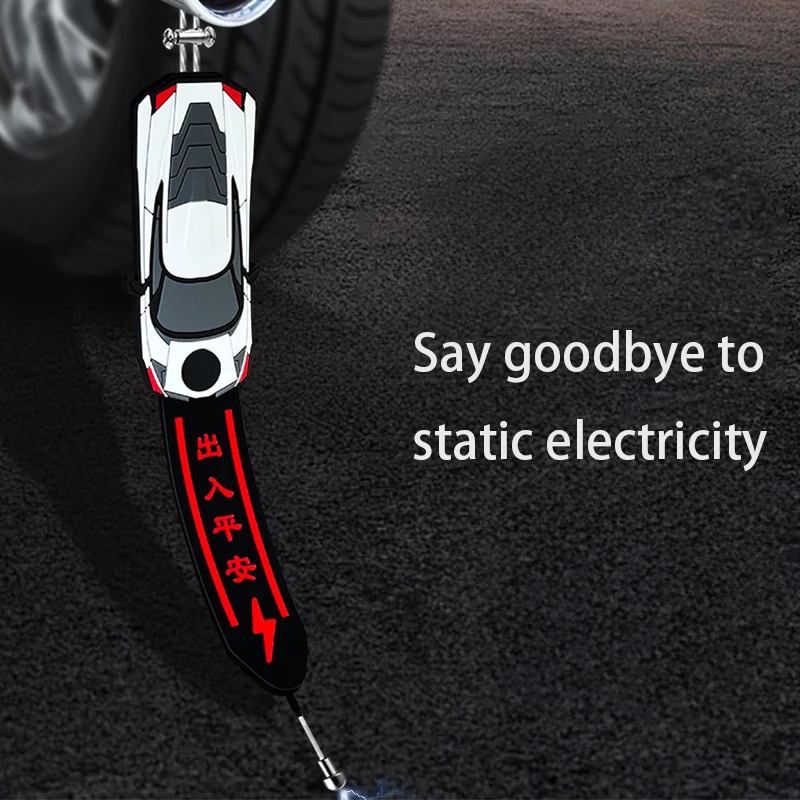 Adjustable Car Anti Static Strip Earth Belt Ground Wire Strap Vehicle Safe Driving Tool Exhaust Pipe Dedicated