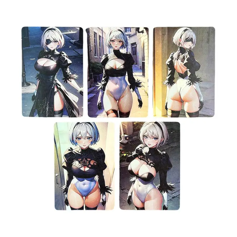 Anime Goddess Story DIY ACG Nami Robin Yamato Rebecca Taiho Ishtar Hyuga Hinata Game Collectible Card Toys for boy Birthday Gift