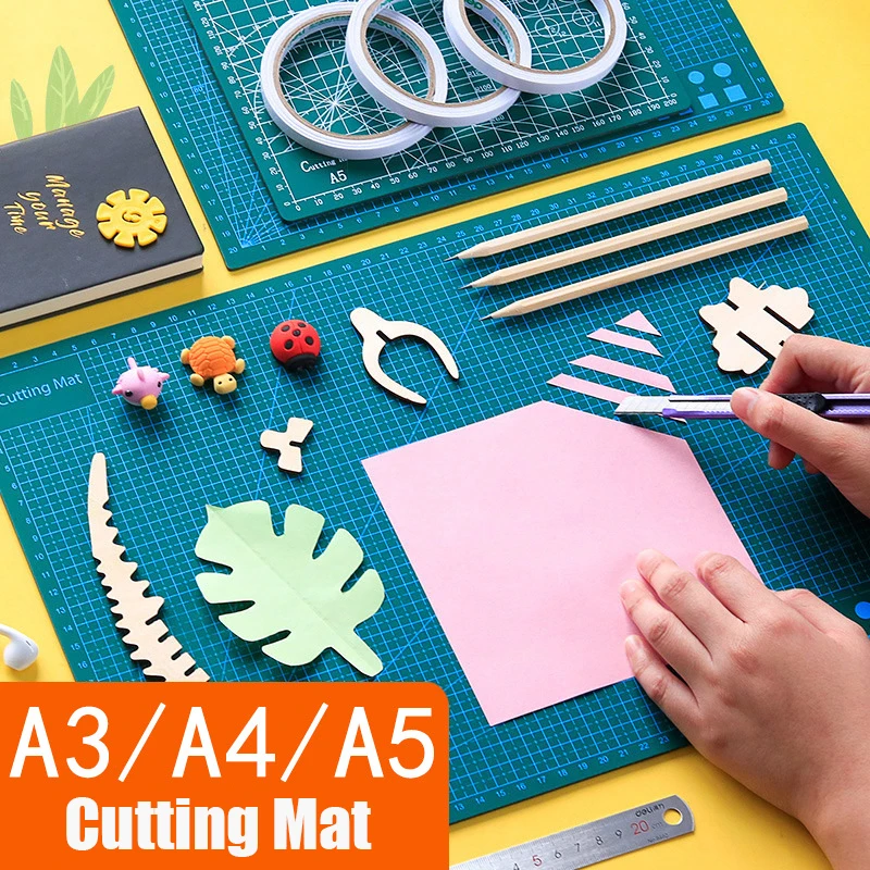 Tapis de découpe en PVC A3 A4 A5, haute élasticité, ténacité 2.5MM, Durable, bricolage, artisanat, panneau de gravure, tampon de sculpture sur papier, large utilisation