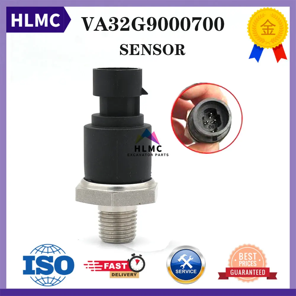 

SK130-8 SK140-8 SK135SR SK140SR D04FR Boost Pressure Sensor for excavator 32G90-10700 VA32G9010700 VA32G9000700 MLH050PGB13A