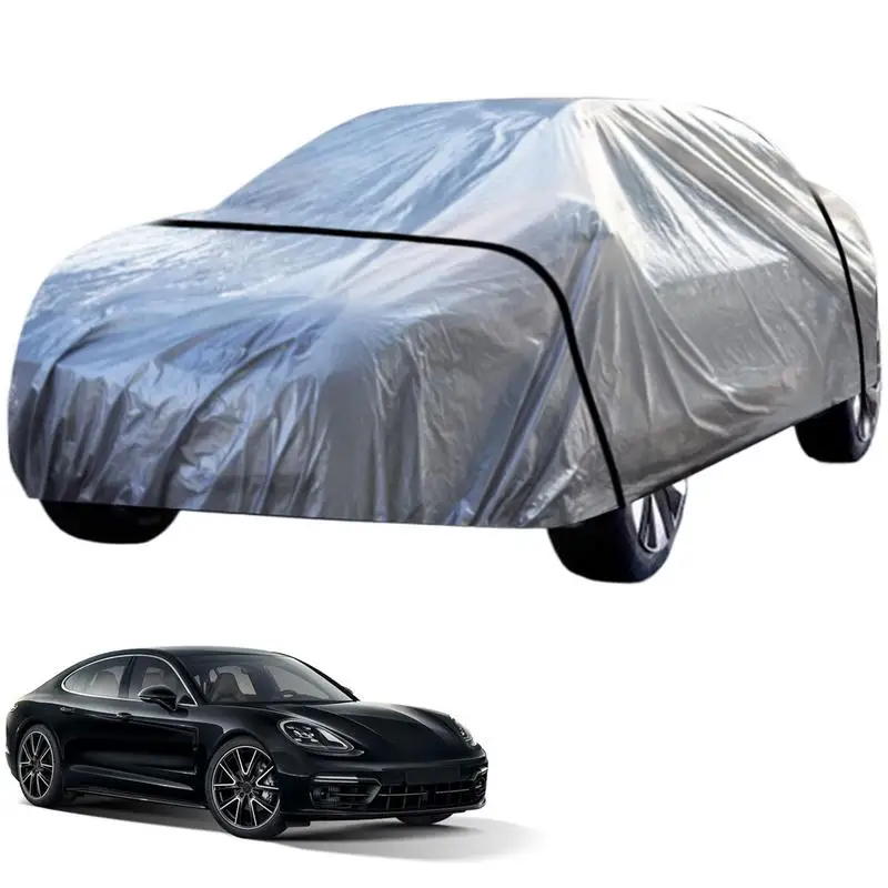 Sturdy Full Exterior Car Cover Portable Waterproof Outdoor Car Covers Snowproof Auto Jacket Vehicle Accessories