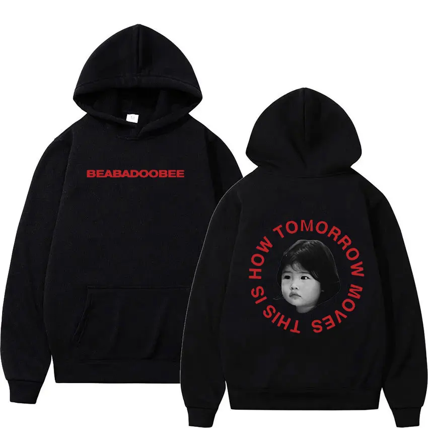 2025 Beabadoobee Tour 2024 Print Hoodie This Is How Tomorrow Moves Album Clothing Sweatshirt Men Women Retro Harajuku Oversized