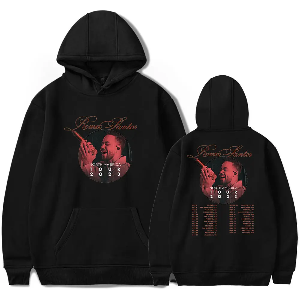 

Romeo Santos Tour Merch Hoodies Winter Women Men Fashion Casual Sweatshirts Streetwear