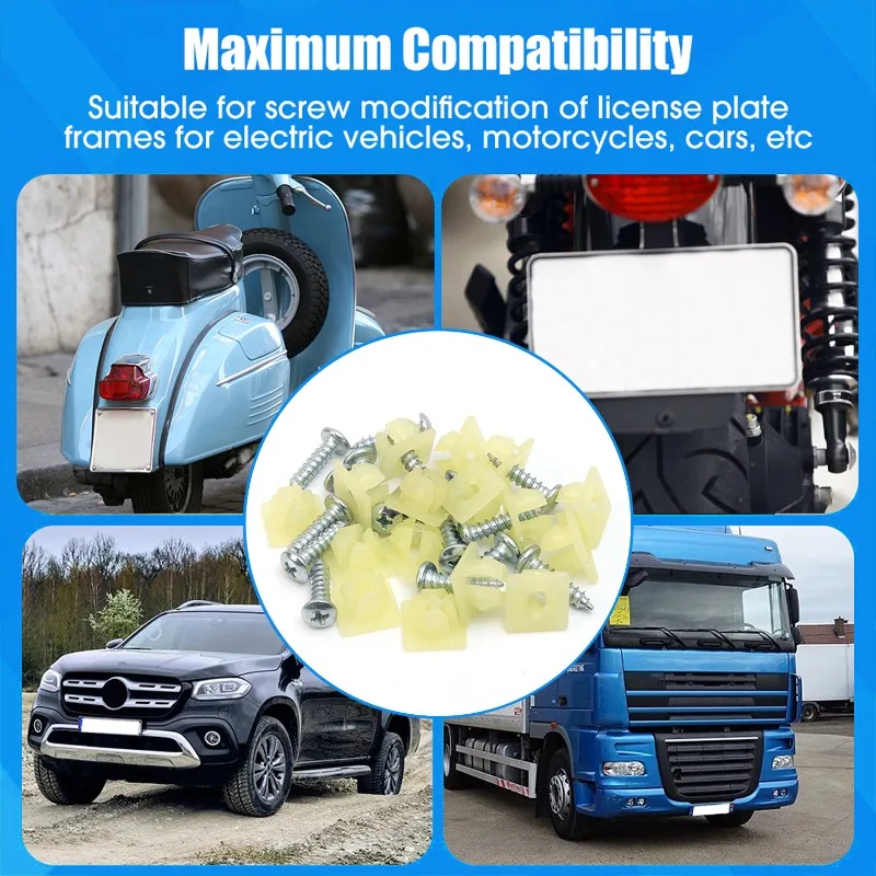 لإطار لوحة الترخيص مكافحة سرقة الأمن الذاتي التنصت مسامير لوحة ترخيص السيارة تحديد الجوز المفاجئة حامل المسمار الذاتي التنصت #6
