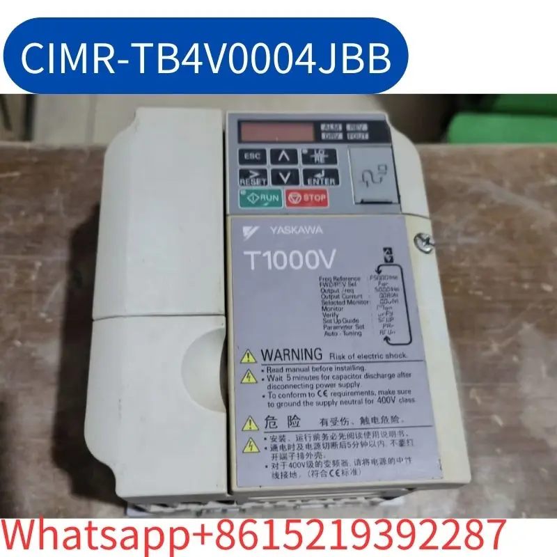 

CIMR-TB4V0004JBB 1.5KW/0.75KW inverter second-hand Test OK