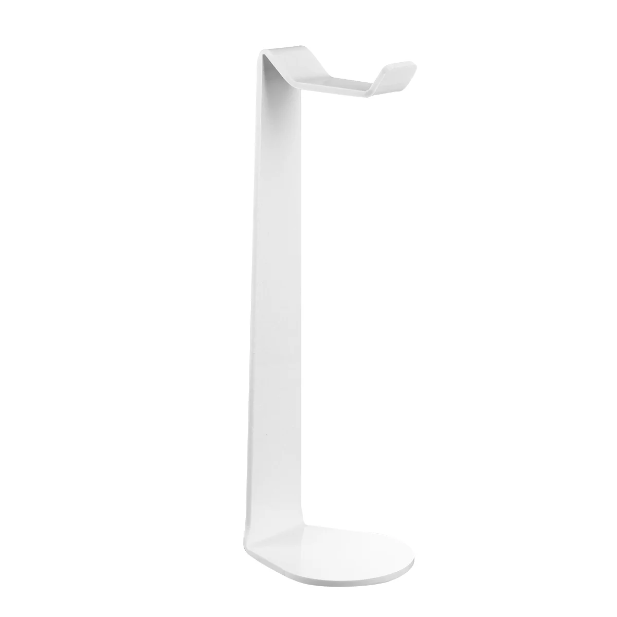 Universal Headphone Hold Stand Desktop Hanger Hook Acrylic Headset Shelf Rack Earphones Rack (White)