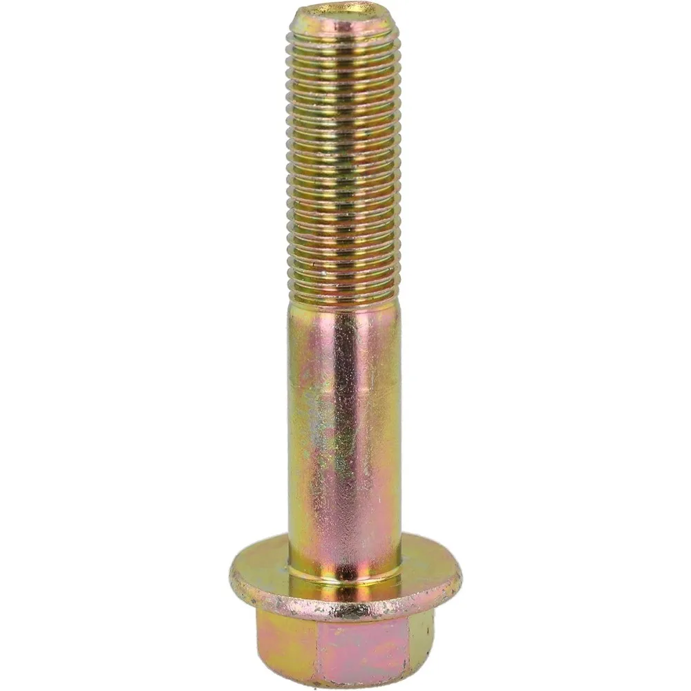 فئة 10.9 مسامير شفة رأس سداسية من الزنك الأصفر، 12 مم × 1.25 مم × 70 مم، مفتاح ربط 17 مم، 25 قطعة، للسيارات والدراجات النارية والميكانيكية