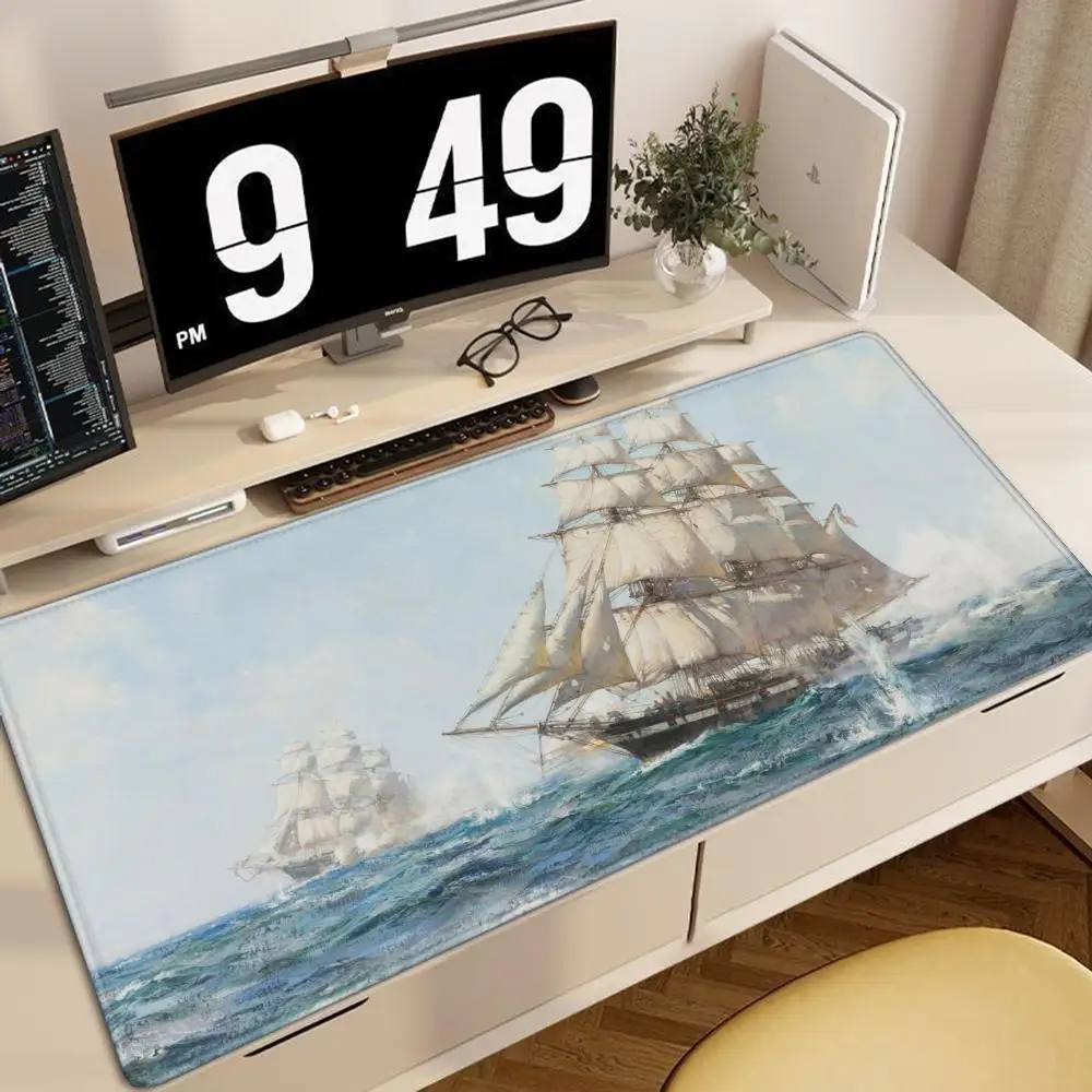

Pirate Ship nautical ship Mouse Pad Gaming Mousepad Abstract Large 800x400mm MouseMat Gamer XXL Mause Carpet cartoon PC Desk