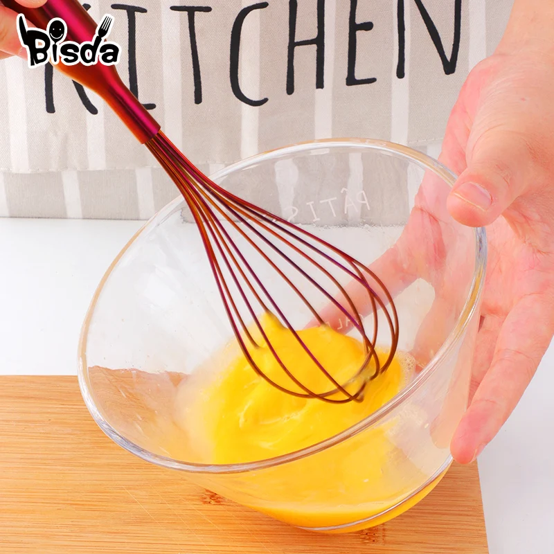 Stainless Steel Egg Stirrer Golden Flour Beater Upgrade Kitchen Utensils Hand Whisk Mixer for Eggs Multifunction Cooking Tool