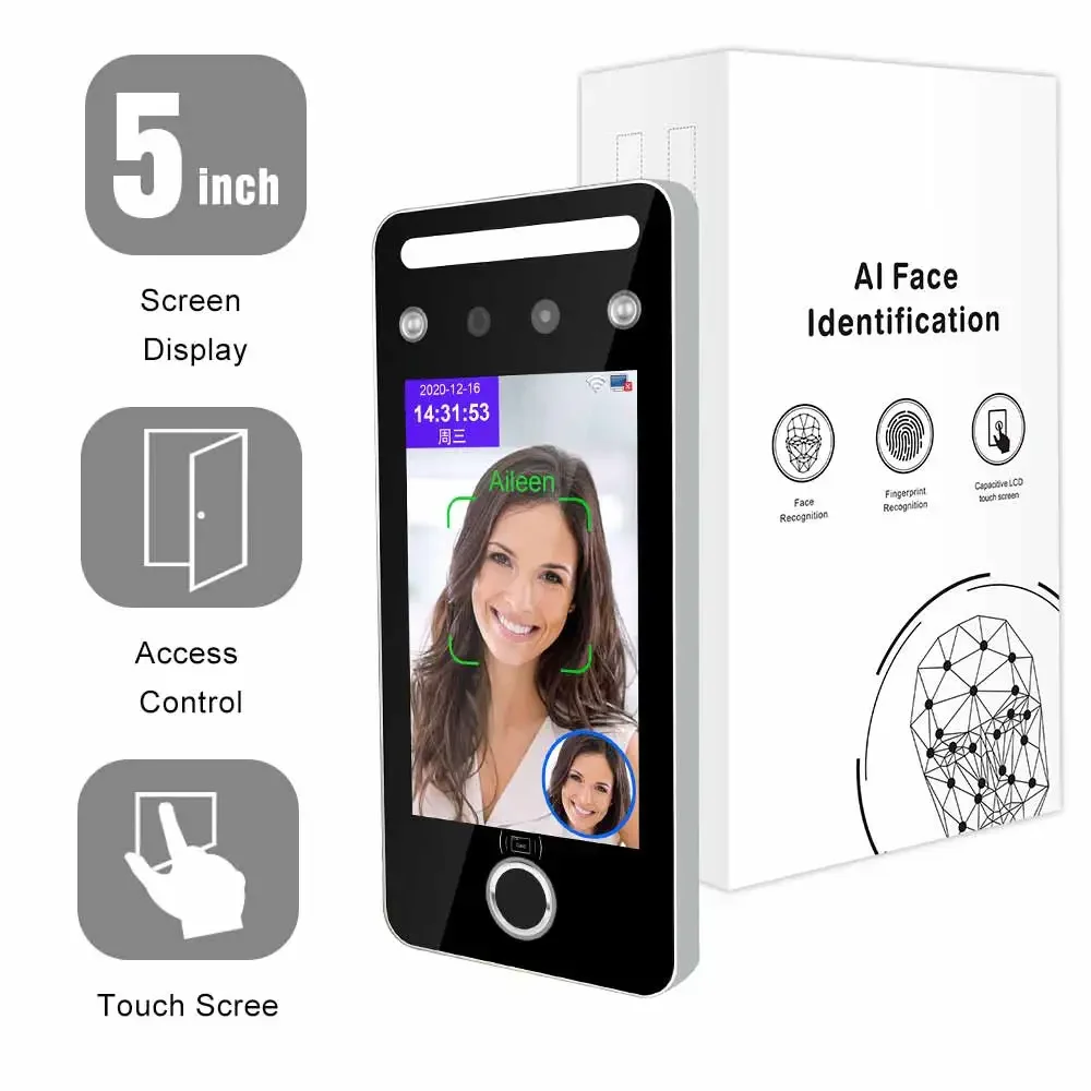 TIMY Access Security Camera With Night Vision Face Recognition Door Access Control System Cloud Software & Tamper Alarm