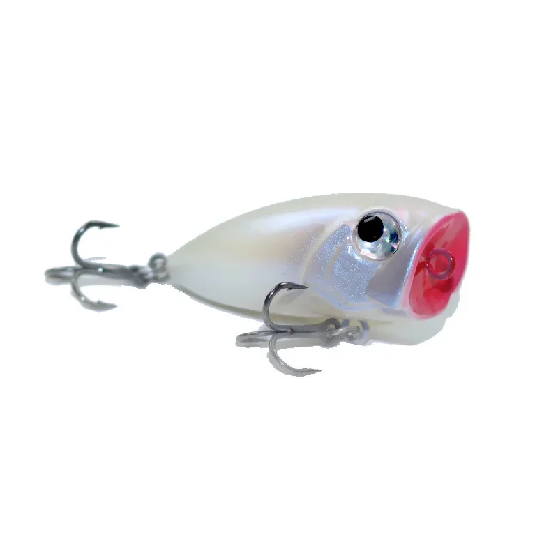 35mm 3.7g Fishing Lure Topwater Popper Dog Walk Action Hard Bait Light Game Bass Rockfish Big Mouse Model