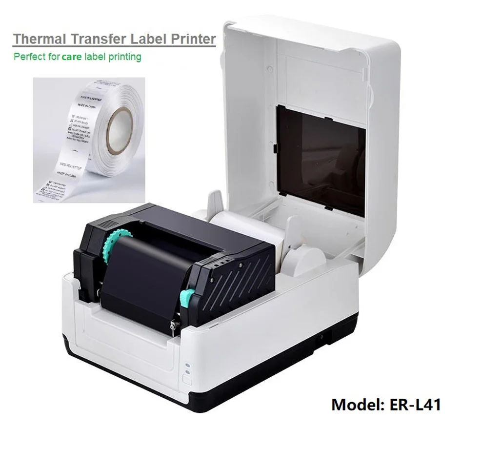 Care Tag Printing Inked Ribbon Roll 30×300M 35 40 50 55 60 Enhanced Thermal Transfer Inked Ribbon Support TPU label printing