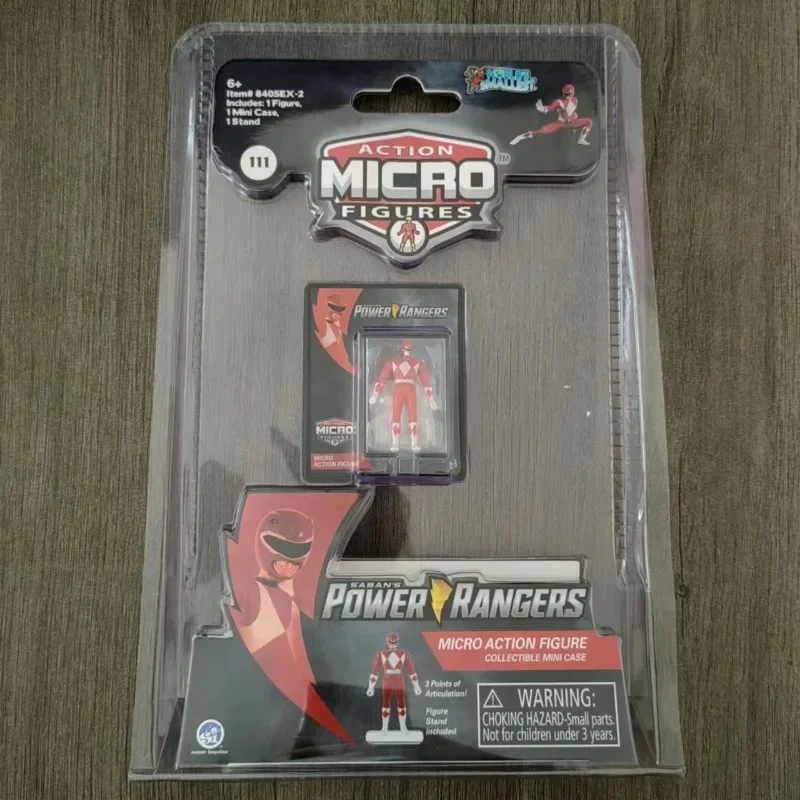 Worlds Smallest Powers Rangers Micro Action Figures Pink Red Ranger Jason Zack Billy Miniature Collectible Mini Case Kids Gifts