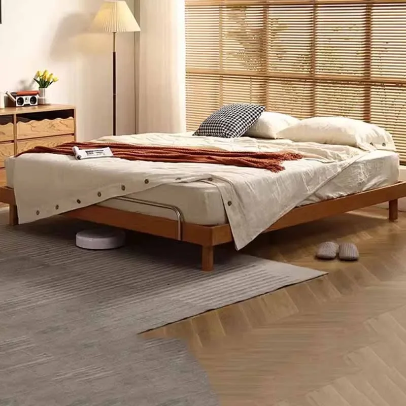 

Роскошная деревянная двуспальная кровать Kawaii, водонепроницаемая высококачественная деревянная современная двуспальная кровать для спальни, королевская спальная мебель Camas De Dormitorio