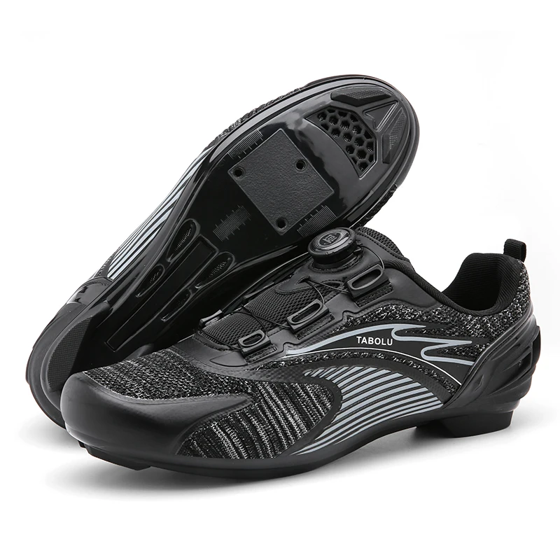 Men Women MTB Road Cycling Shoes SPD Cleats Speed Racing Breathable Non Slip Wear Resistant Bicycle Footwear