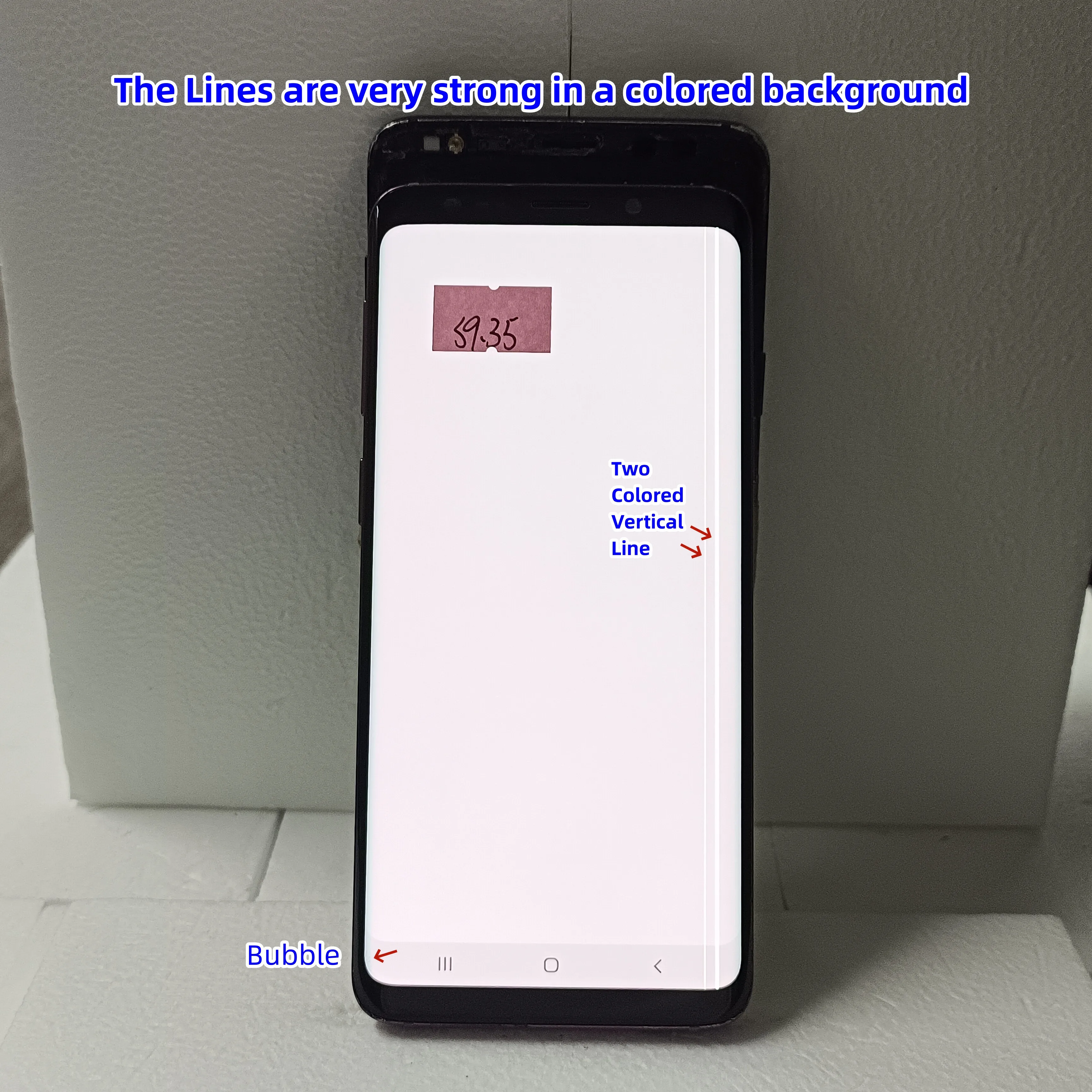 

5.8'' Super AMOLED For Samsung S9 G960 G960F LCD Display Touch Panel Screen Digitizer Assembly Replacement Parts With Defects