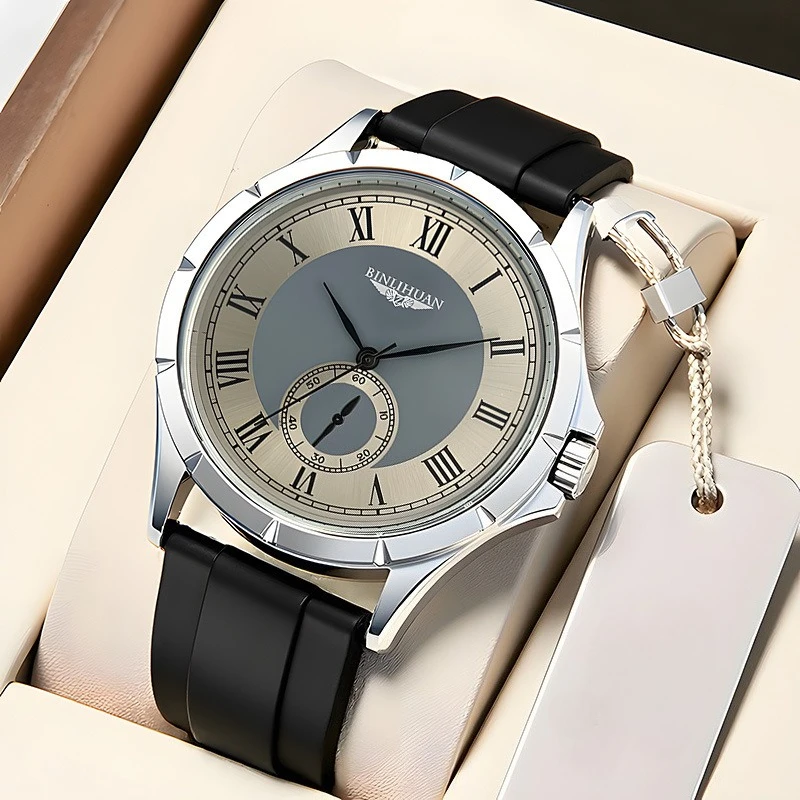 Men's Watch, Fashion Trend Sports Silicone Band Quartz Watch