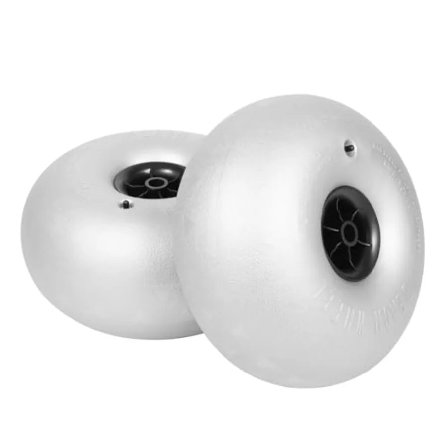 16 roues à ballons, pneus de chariot de plage de remplacement, grands pneus de sable de plage pour Kayak, canoë, canoë, chariot, marcheur roulant, voiture de jardin