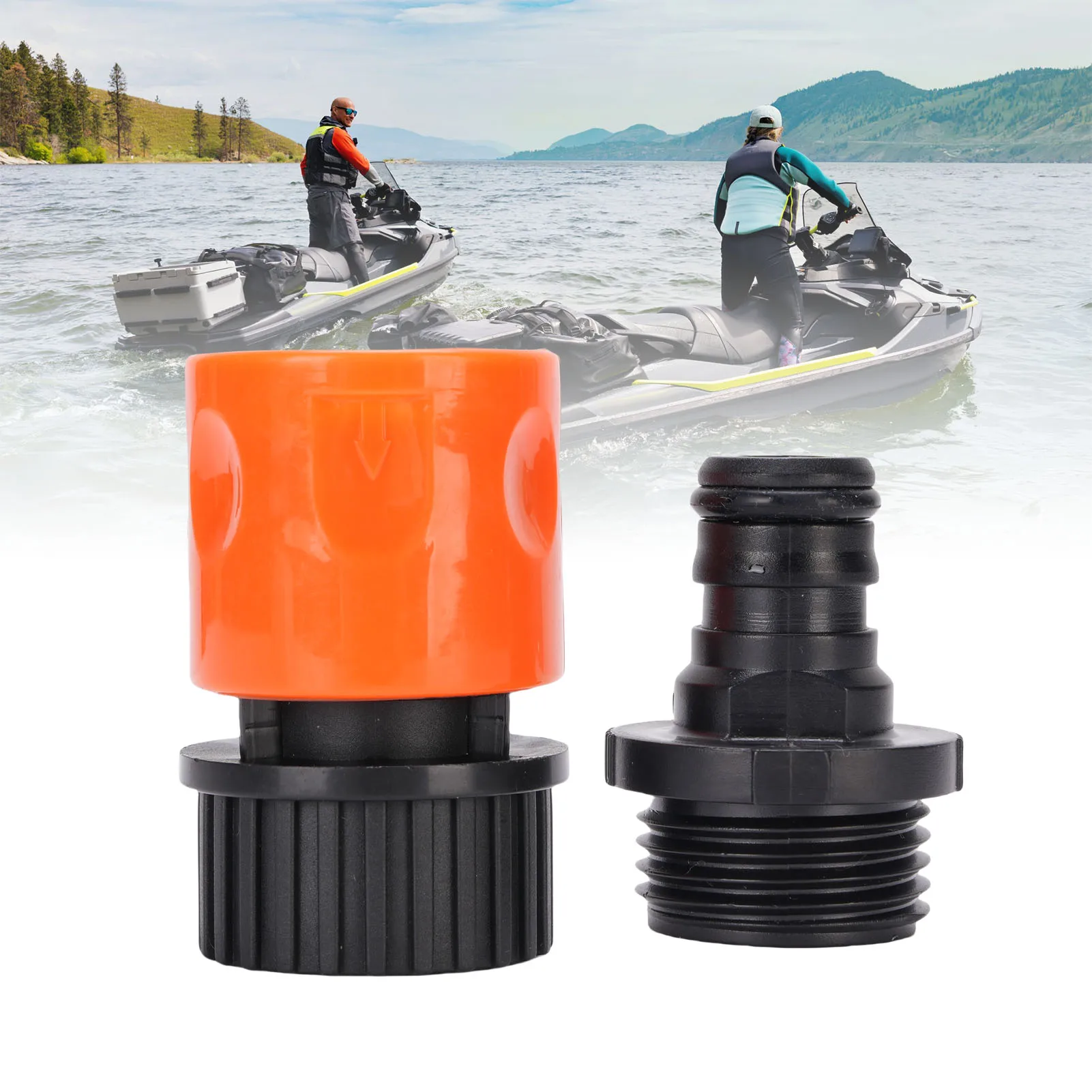 Jet Boat Outboard Motor Quick Connect Flush Kit OEM Replacement for PWC 4 Stroke Watercraft Seadoo Kawasaki Jet Ski