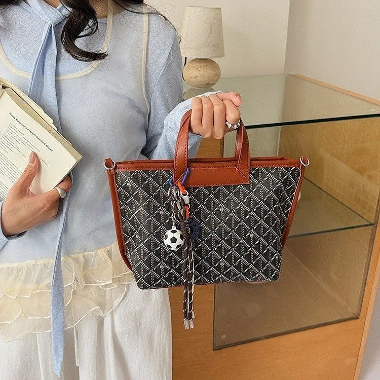 Simple Luxury Crossbody-Bag And Popular Best Diaper Bags For Women Vintage Fashion Tote Large Capacity - view 4