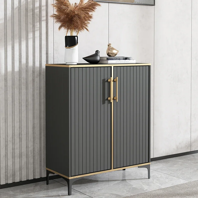 مدخل فاخر خزانة خذاء حديثة الحد الأدنى سعة كبيرة عالية الجودة رف الأحذية المنظم تخزين أثاث Zapateros المنزل #5