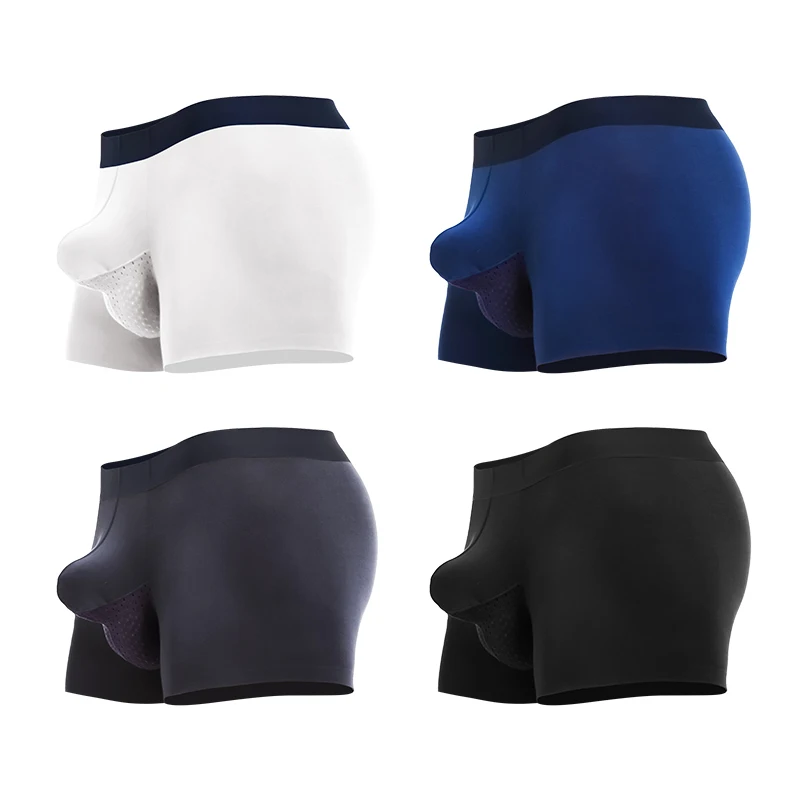 

5-Pack of Bullet-Type Spermatic Cord Separation Underwear for Men, Intravenous Elephant Nose, Ice Silk Pouch, Flat-Angle Varicos