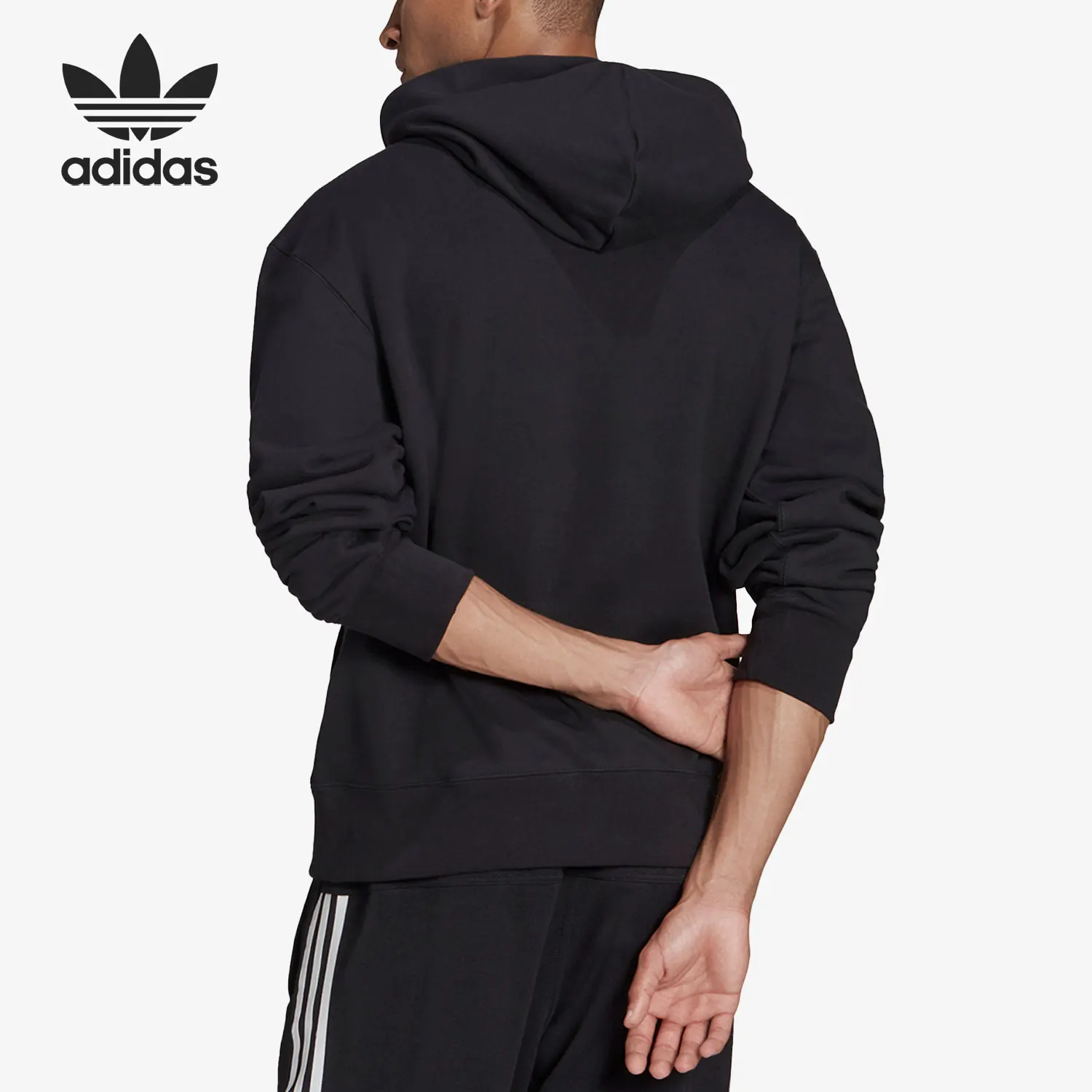 أديداس الرسمية أصيلة ثلاثة المشارب الرجال الجديدة عارضة هوديي البلوز HF6373