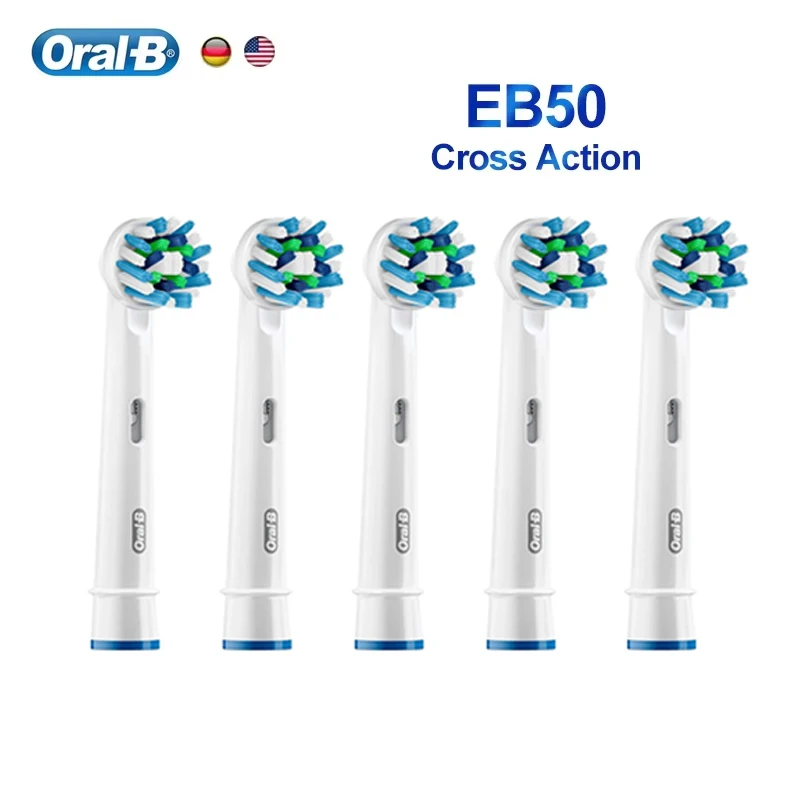 Насадки для зубных щеток Oral B EB50, сменные стержни CrossAction для электрической зубной щетки, запасные стоматологические насадки под углом 16 градусов, 1-12 шт. Насадки для зубных щеток Oral B EB50, сменные стержни CrossAction для электрической зубной щетки, запасные стоматологические насадки под углом 16 градусов, 1-12 шт.