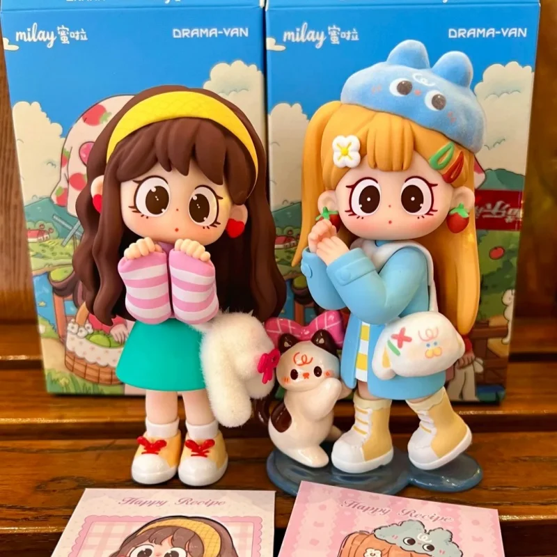 

Original Blind Box Milay Happy Formula Plush Series Mystery Box Cute Winter Doll Figurine Ornament Toy Christmas Surprise Gift