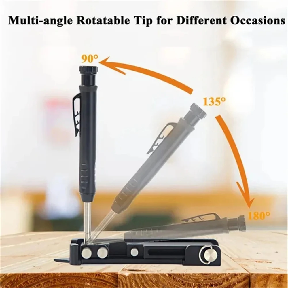 Multifunctional Scribing Ruler Contour Gauge Scribe Compass Carpentry Graffiti Line Measuring Hand Tools Woodworking Marking Pen