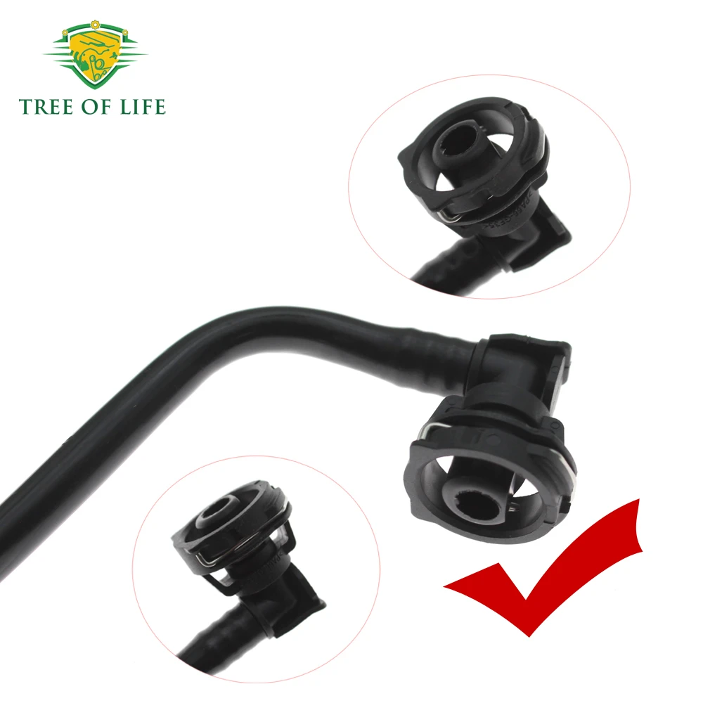 1/2/5/10x Water Kettle Connector Auto Radiator Water Box Connector For Mercedes-Benz W166 X166 W176 C117 X117 X156 A2465010025 - Image 4