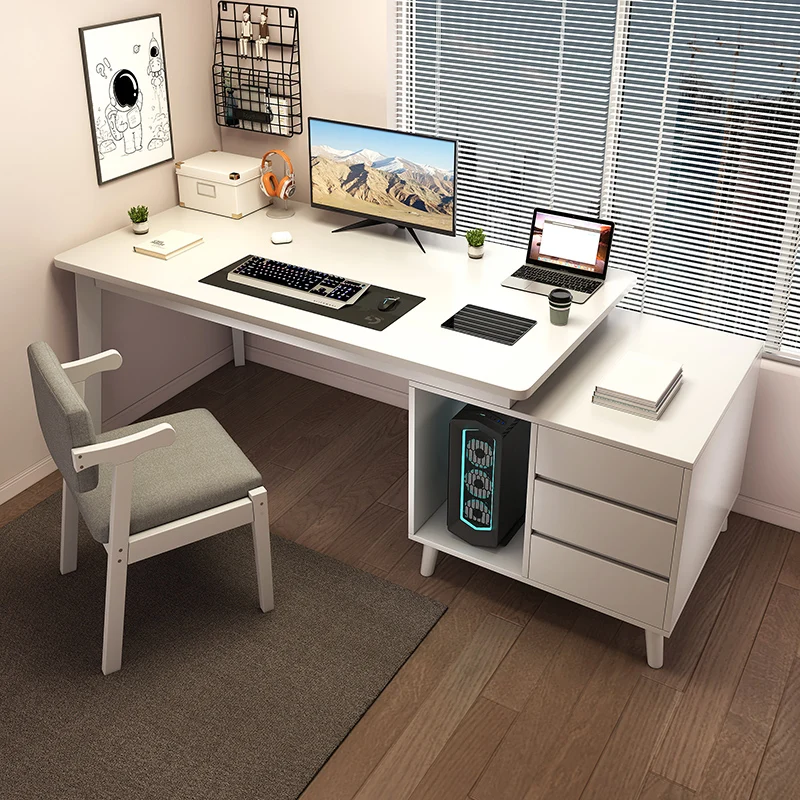 Bedroom Conference Computer Desks Monitor Writing Nail Notebook Supplies Modern Desk School Table Multifunction Home Furniture