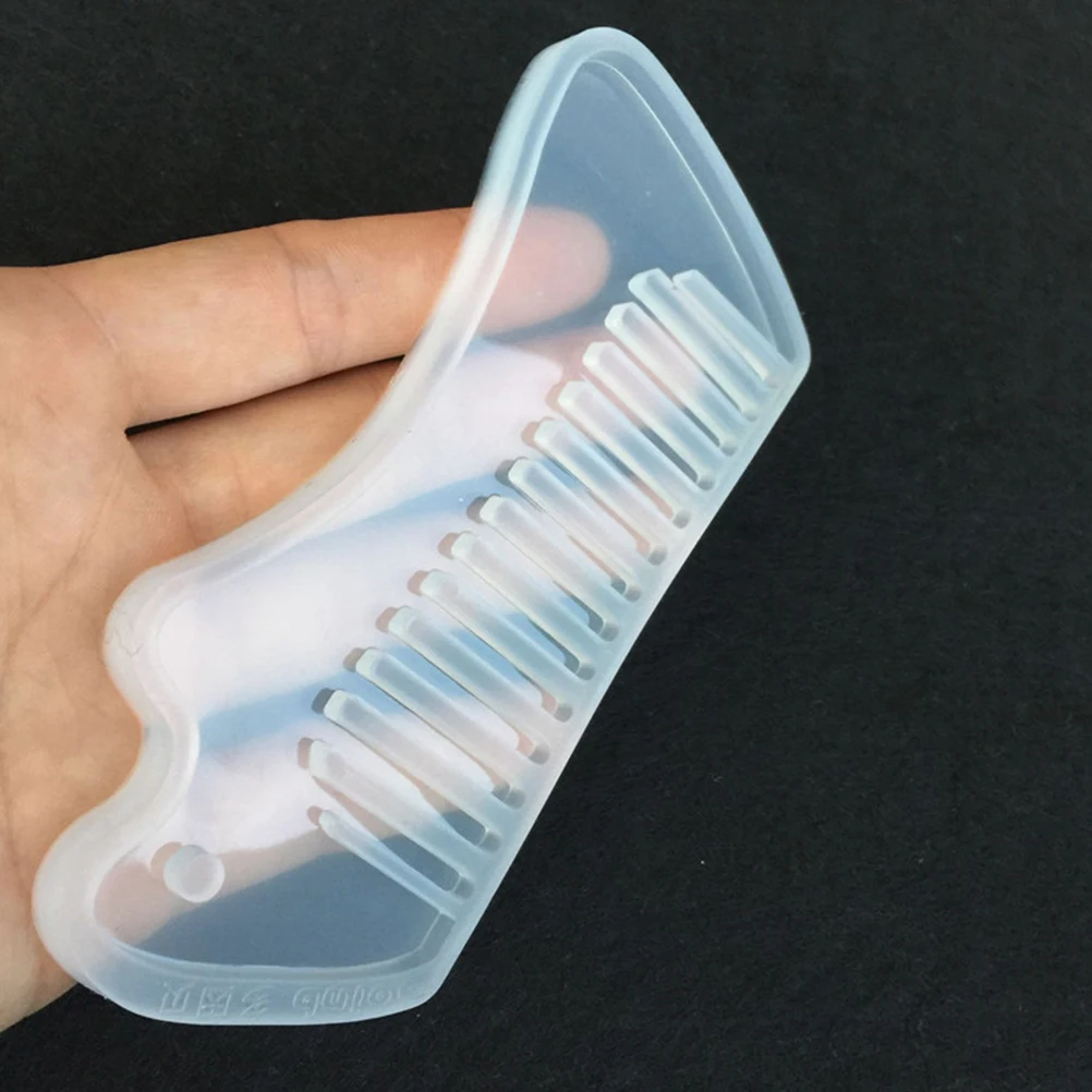 8pcs Crystal Epoxy Resin Jewelry Molds Wing Shape Silicone Casting Pendants DIY Craft Hair Comb Accessories Making Tools