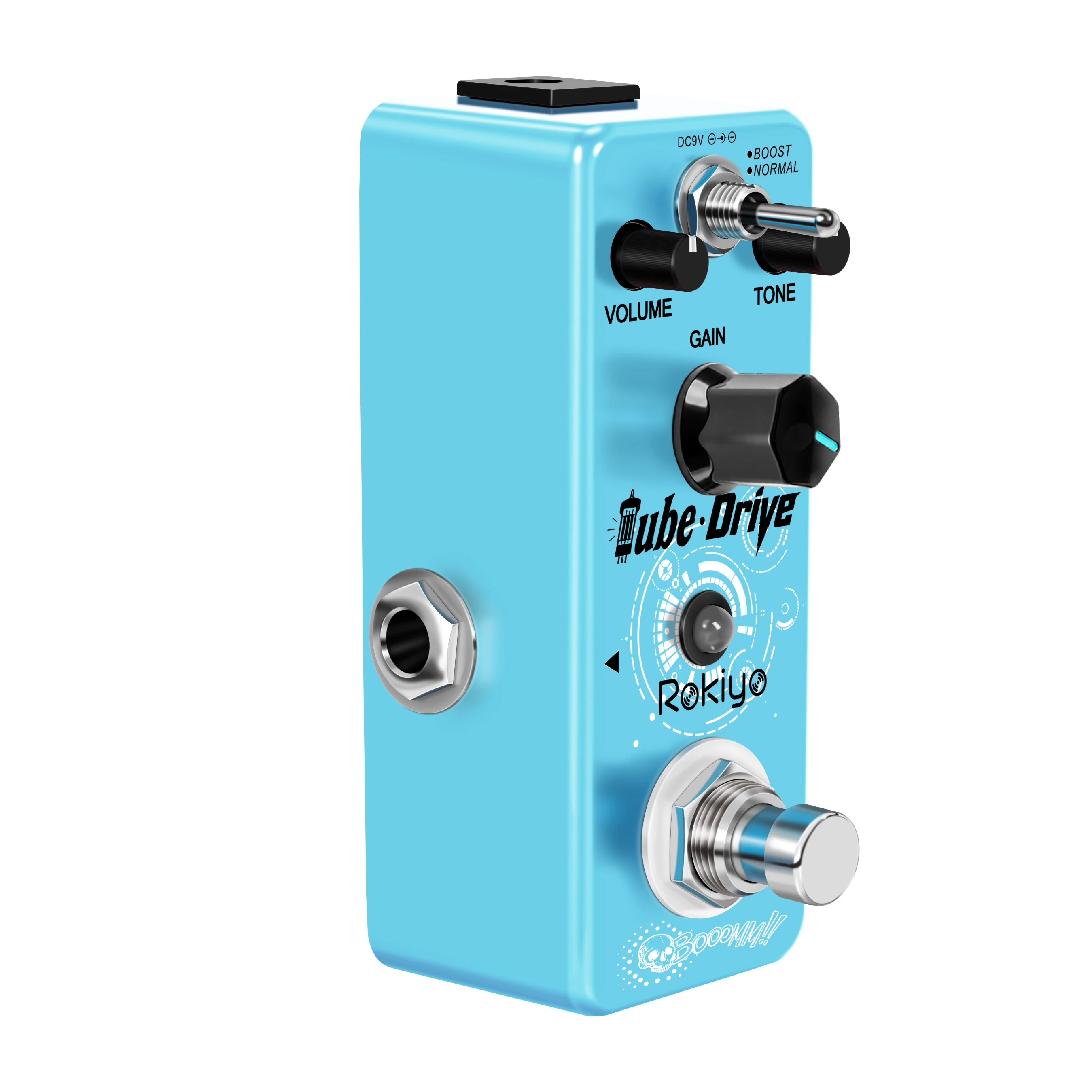 Rokiyo Tube Drive Mini Guitar Pedal Overdrive ~ Distortion Effect Pedal Tube‑Amp Dynamic Tone Stompbox for Electric Guitar Bass view 6