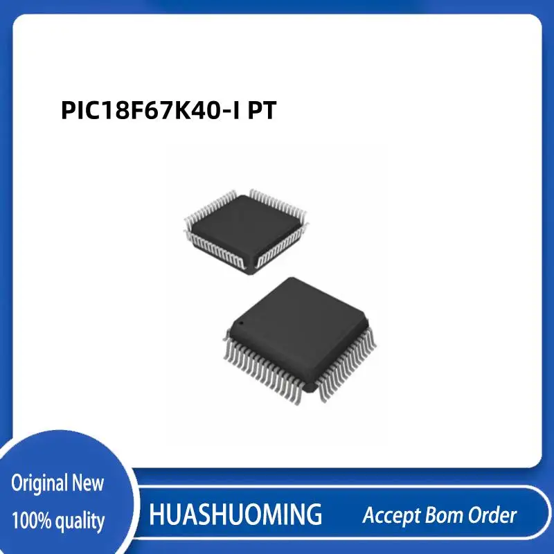 5Pcs/Lot d new  PIC18F67K40-I/PT PIC18F67K40  PIC18F67   18F67K40/PT 18F67K40  TQFP64