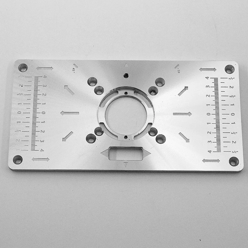 Alumínio Router Tabela Inserir Placa, Bancos De Madeira, Madeira Router Trimmer Modelos, Máquina De Gravura, Flip Board