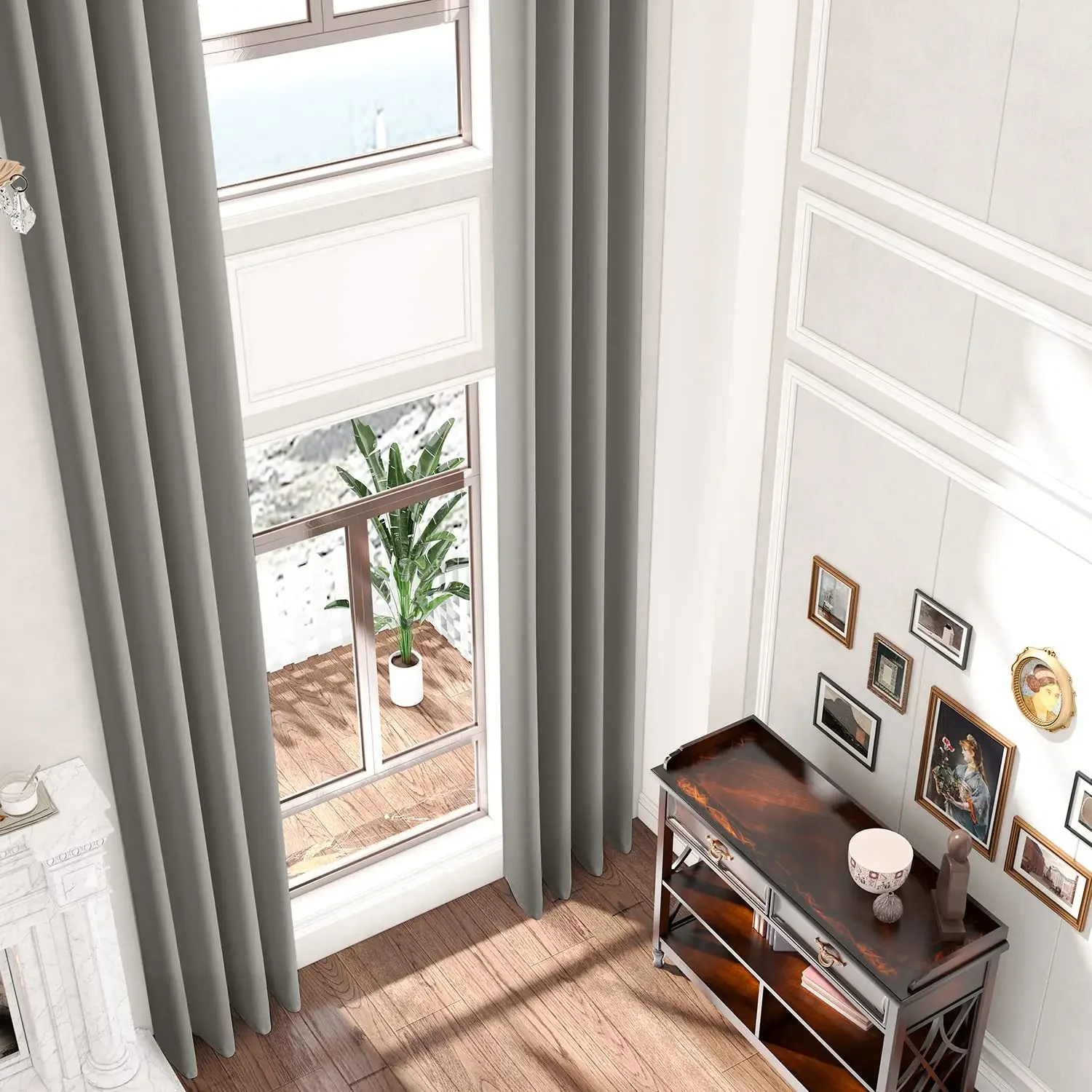 Extra Long 450cm Height Curtains for Loft Bedroom Living Room 350CM High Ceilings 400CM Window Curtain