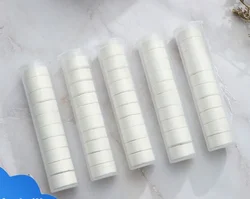 22CM X 24CM -10PCS Camping Toilet Paper, Compressed Towel Coin Tissues Camping Wipes Portable Towels with Tube Containers